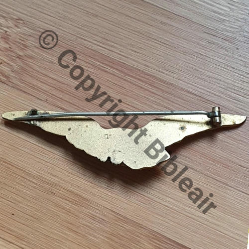 BREVET PILOTE  WW1 Avant 1916 TETE A GAUCHE ayant servi Brevet PILOTE  SM Eping bascule retour KC Dos lisse tres irreg Poincon  Src.dali2859161 210EurInv 